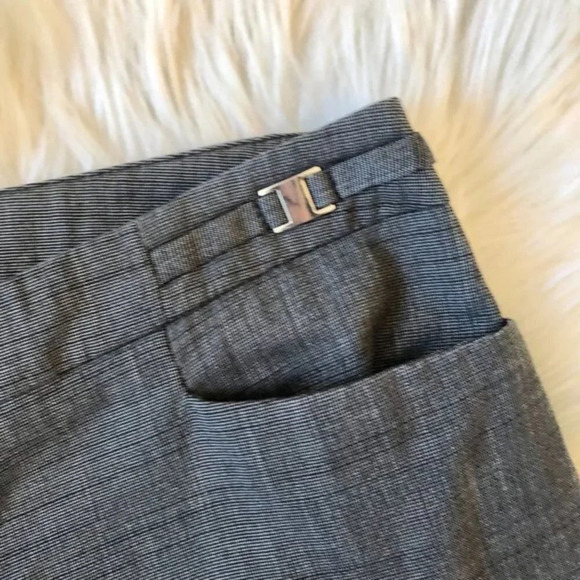 New York & Co Gray Microcheck Dress Pants 6P - Picture 3 of 6